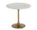 Modrest Collins - Glam White Marble & Gold Dining Table by VIG Furniture