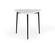 Modrest Andros - White Marble & Black Metal End Table by VIG Furniture