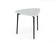 Modrest Andros - White Marble & Black Metal End Table by VIG Furniture