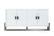 Modrest Lenny - Modern White High Gloss & Stainless Steel Gun Metal Buffet by VIG Furniture