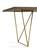 Modrest Marcia Modern Tobacco & Antique Brass Dining Table by VIG Furniture