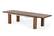 Modrest Maxi - Modern Walnut & Stainless Steel Dining Table by VIG Furniture