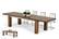 Modrest Maxi - Modern Walnut & Stainless Steel Dining Table by VIG Furniture