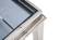 Modrest Agar Modern Glass & Stainless Steel End Table by VIG Furniture