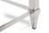 Modrest Agar Modern Glass & Stainless Steel Coffee Table by VIG Furniture