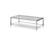 Modrest Agar Modern Glass & Stainless Steel Coffee Table by VIG Furniture