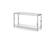 Modrest Agar Modern Glass & Stainless Steel Console Table by VIG Furniture
