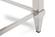 Modrest Agar Modern Glass & Stainless Steel Console Table by VIG Furniture