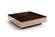 Modrest Larice Modern Square Ebony & Rosegold Coffee Table by VIG Furniture