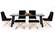 Modrest Chadwick Modern Ebony & Rosegold Dining Table by VIG Furniture