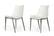 Modrest Frasier - Modern White Eco-Leather Dining Chair (Set of 2) by VIG Furniture