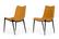 Modrest Hubbell - Industrial Tan Eco-Leather Dining Chair (Set of 2) by VIG Furniture