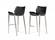Modrest Dave Modern Black Eco Leather Bar Stool (Set of 2) by VIG Furniture