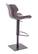 Modrest Jamila - Modern Dark Brown Eco - Leather Bar Stool by VIG Furniture