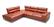 Divani Casa Kudos - Modern Cognac LAF Chaise Sectional Sofa by VIG Furniture