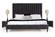 Modrest Hemlock Modern Dark Grey Velvet Bed by VIG Furniture
