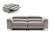Divani Casa Maine - Modern Light Grey Fabric Sofa w/2 Electric Recliners by VIG Furniture