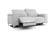 Divani Casa Cyprus - Contemporary Grey Fabric Loveseat w/Electric Recliners by VIG Furniture