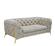 Divani Casa Quincey - Transitional Beige Velvet Loveseat by VIG Furniture