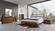 Nova Domus Falcor - Modern Grey Fabric & Walnut Veneer Bed by VIG Furniture
