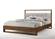 Nova Domus Falcor - Modern Grey Fabric & Walnut Veneer Bed by VIG Furniture