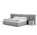 Nova Domus Maranello - Modern Grey Fabric Bed w/ Two Nightstands by VIG Furniture