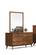 Nova Domus Soria Modern Walnut Mirror by VIG Furniture
