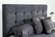Modrest Addison Mid-Century Modern Grey Fabric & Walnut Bed by VIG Furniture