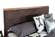 Modrest Marshall Mid-Century Modern Brown Fabric & Walnut Bed by VIG Furniture