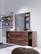 Nova Domus Jagger Modern Walnut Dresser & Mirror Set by VIG Furniture