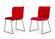 Modrest Yannis - Modern Red Fabric Dining Chair (Set of 2) by VIG Furniture