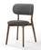 Modrest Donald - Modern Dark Grey & Walnut Dining Chair (Set of 2) by VIG Furniture