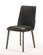 Modrest Utah - Modern Walnut & Brown Eco-Leather Dining Chair- (Set of 2) by VIG Furniture