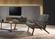 Modrest Candea Mid Century Walnut & Grey Accent Chair by VIG Furniture