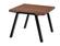 Modrest Rhett Modern Walnut & Black End Table by VIG Furniture