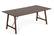 Modrest Oritz Mid-Century Modern Walnut Dining Table by VIG Furniture