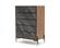 Nova Domus Metcalf - Mid-Century Walnut & Grey Chest by VIG Furniture