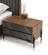 Nova Domus Metcalf - Mid-Century Walnut & Grey Nightstand by VIG Furniture