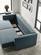 Divani Casa Fredonia Modern Blue-Green Fabric Sofa Bed w/Storage by VIG Furniture