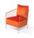 Modrest Loveland - Glam Orange Velvet Accent Chair by VIG Furniture
