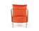 Modrest Loveland - Glam Orange Velvet Accent Chair by VIG Furniture