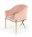 Modrest Mancos - Modern Pink Velvet Accent Chair by VIG Furniture