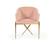 Modrest Mancos - Modern Pink Velvet Accent Chair by VIG Furniture
