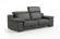 Estro Salotti Evergreen Modern Black Italian Leather Sofa Set by VIG Furniture