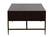 Modrest Shane - Modern Acacia & Brass Coffee Table by VIG Furniture
