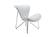 Modrest Decatur Contemporary White Leatherette Accent Chair by VIG Furniture