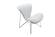 Modrest Decatur Contemporary White Leatherette Accent Chair by VIG Furniture