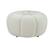 Divani Casa Gadson - Contemporary White Sherpa Ottoman by VIG Furniture