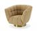 Divani Casa Granby - Glam Mustard & Gold Fabric Chair by VIG Furniture