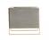 Divani Casa Carlos Modern Grey Velvet & Gold Accent Chair by VIG Furniture